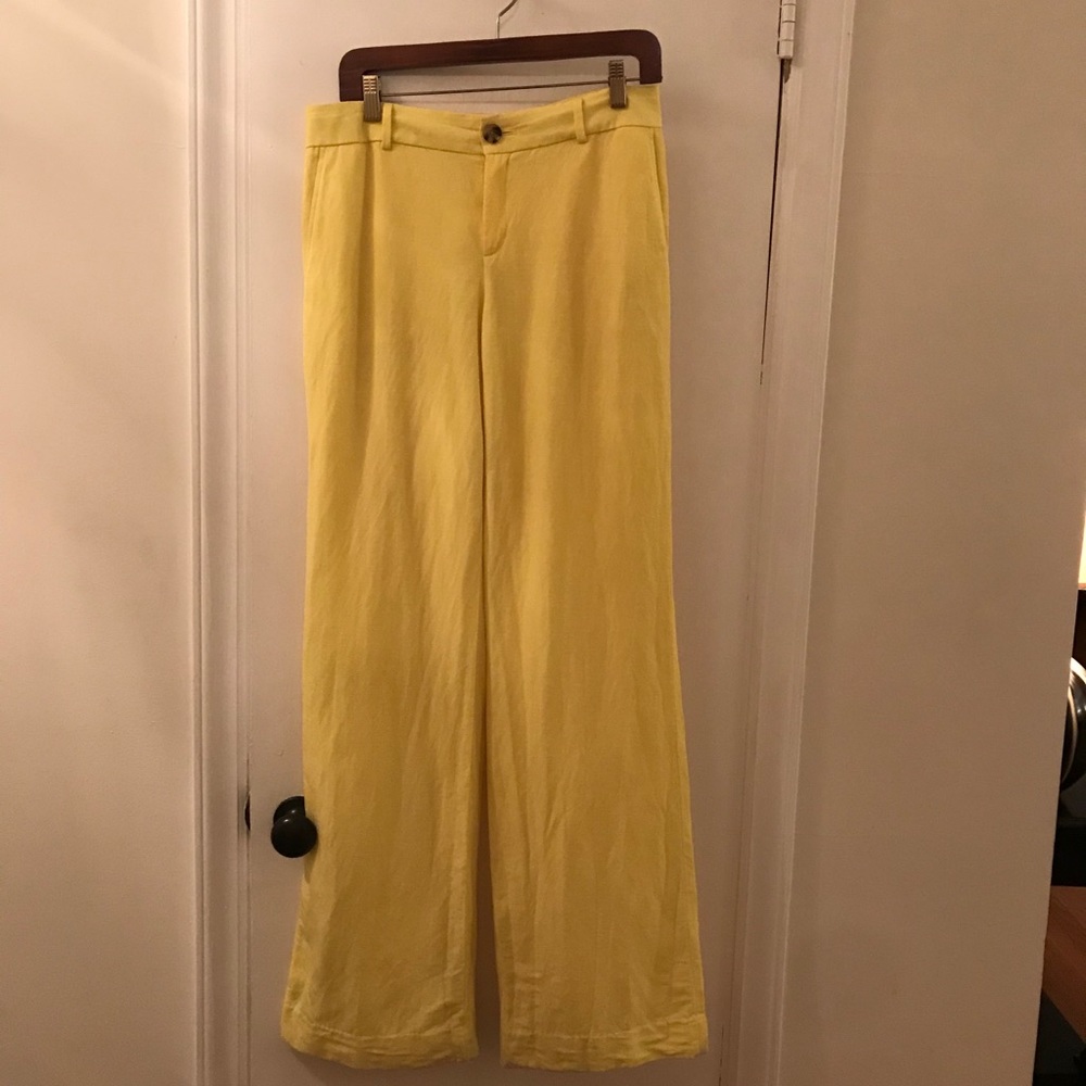 Banana Republic yellow pants